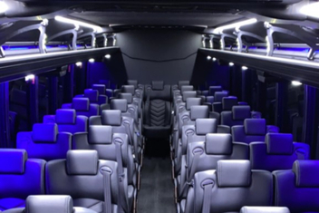 Beaverton Charter Bus Interior