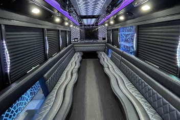 Beaverton Party Bus Interior
