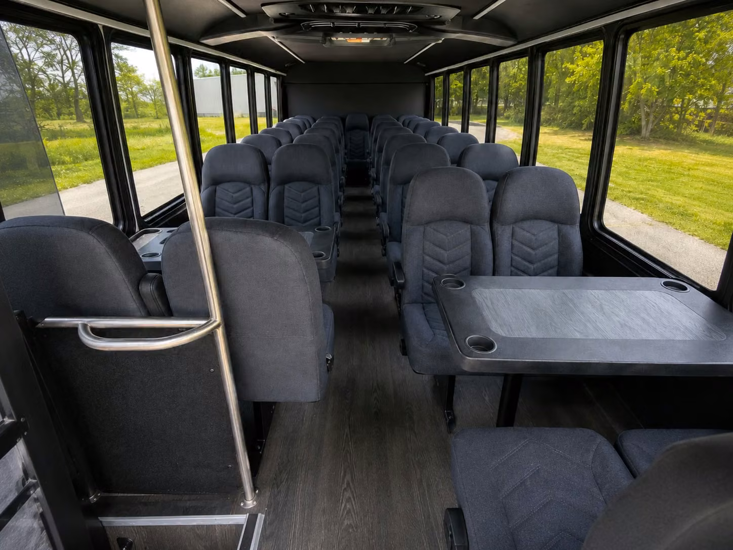 15 passenger minibus interior