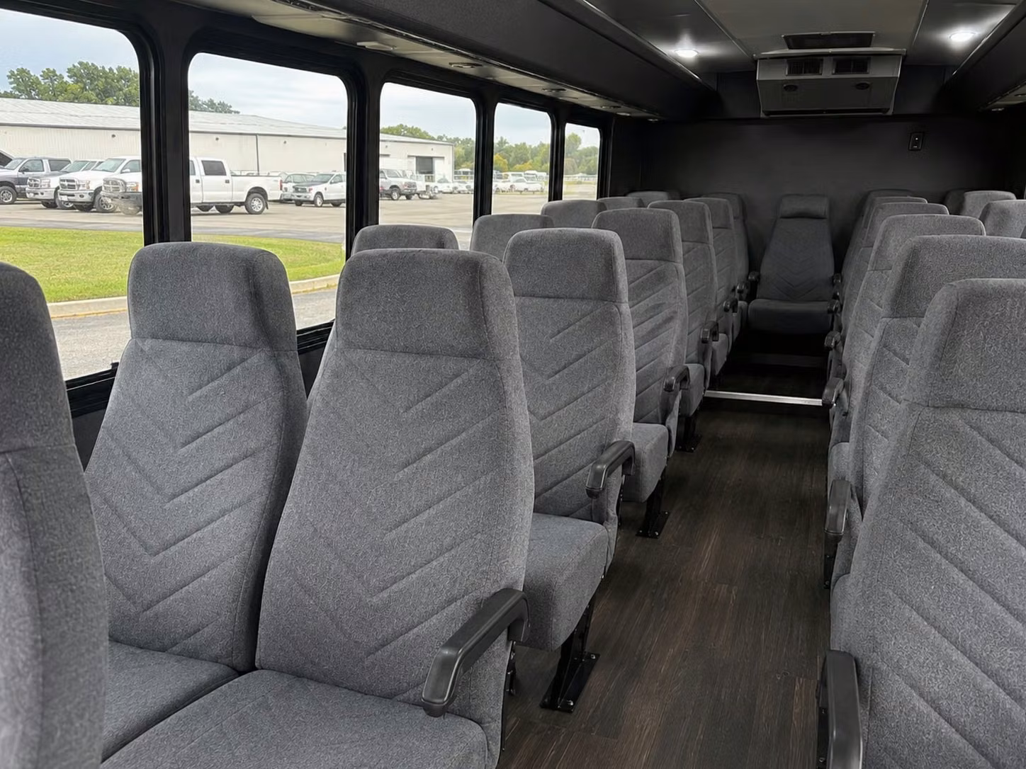18 passenger minibus interior