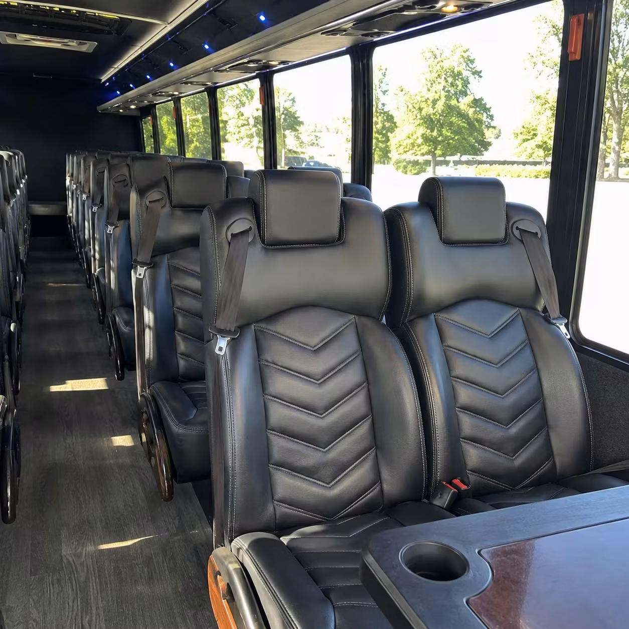 30 passenger minibus interior