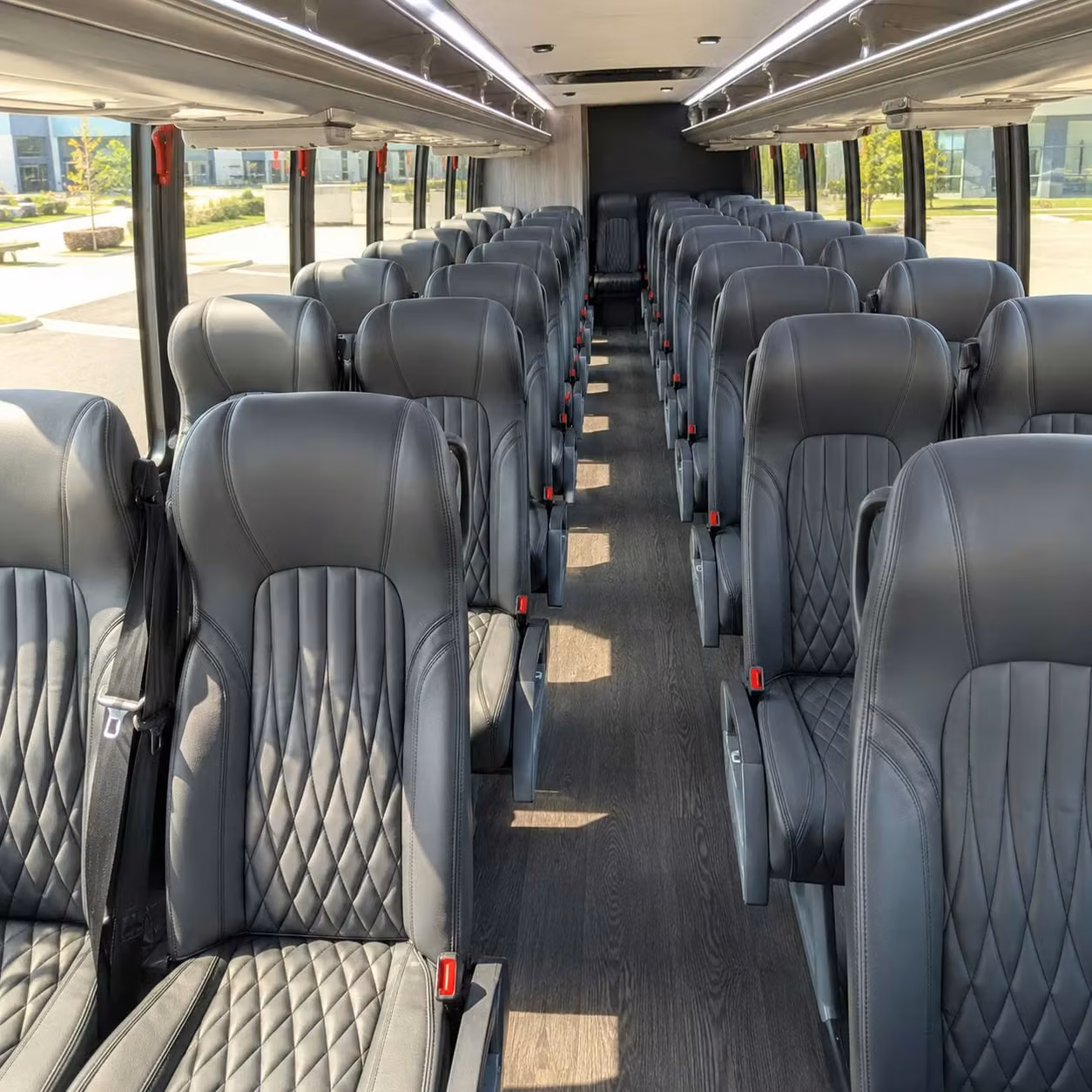 35 passenger minibus inside