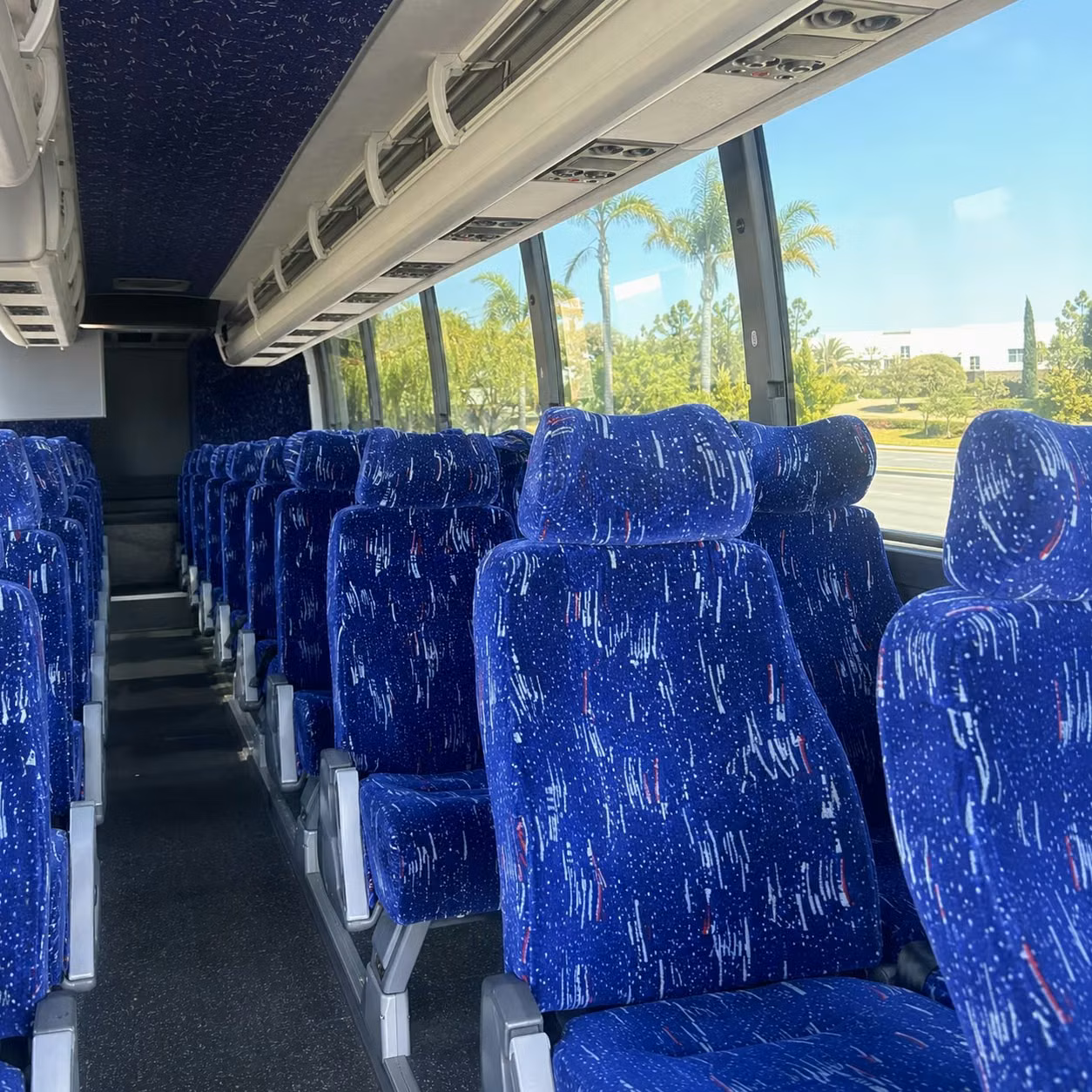beaverton charter bus interior